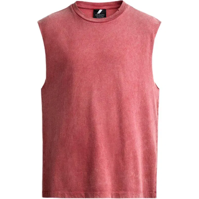 Мужская майка с круглым вырезом среднего прямого кроя Red ZARA, Red