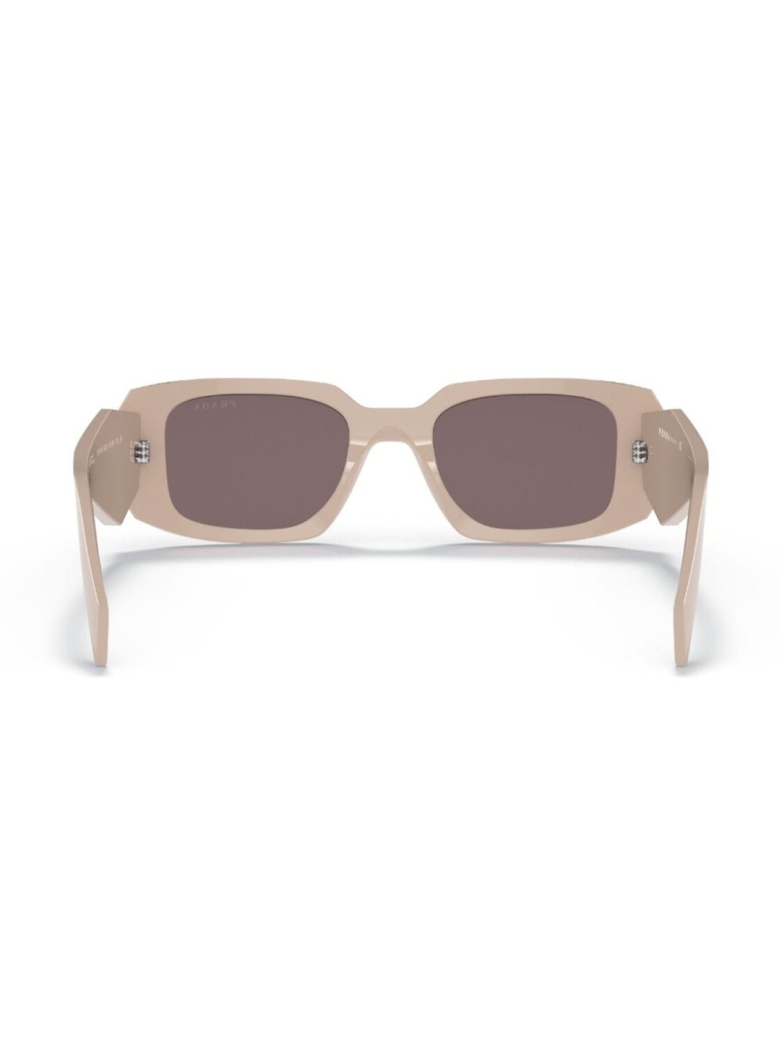 Prada Eyewear очки в прямоугольной оправе, нейтральный цвет — фото 4