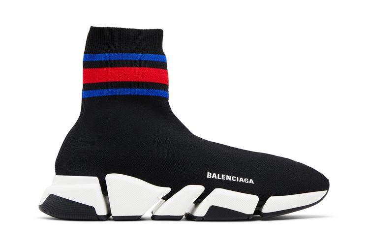 

Кроссовки Balenciaga Speed 2.0 Sneaker 'Black Stripe', черный