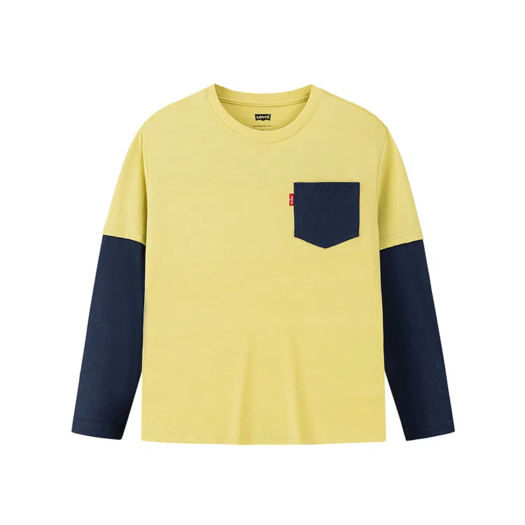 Детская футболка с круглым вырезом Levi's Grade School, Dark Indigo — фото 3