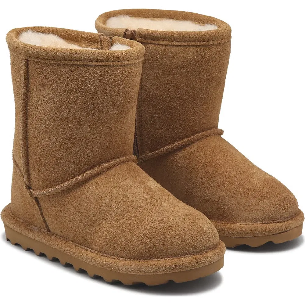 Детские короткие водонепроницаемые ботинки Elle на молнии для малышей Bearpaw, Iced Coffee
