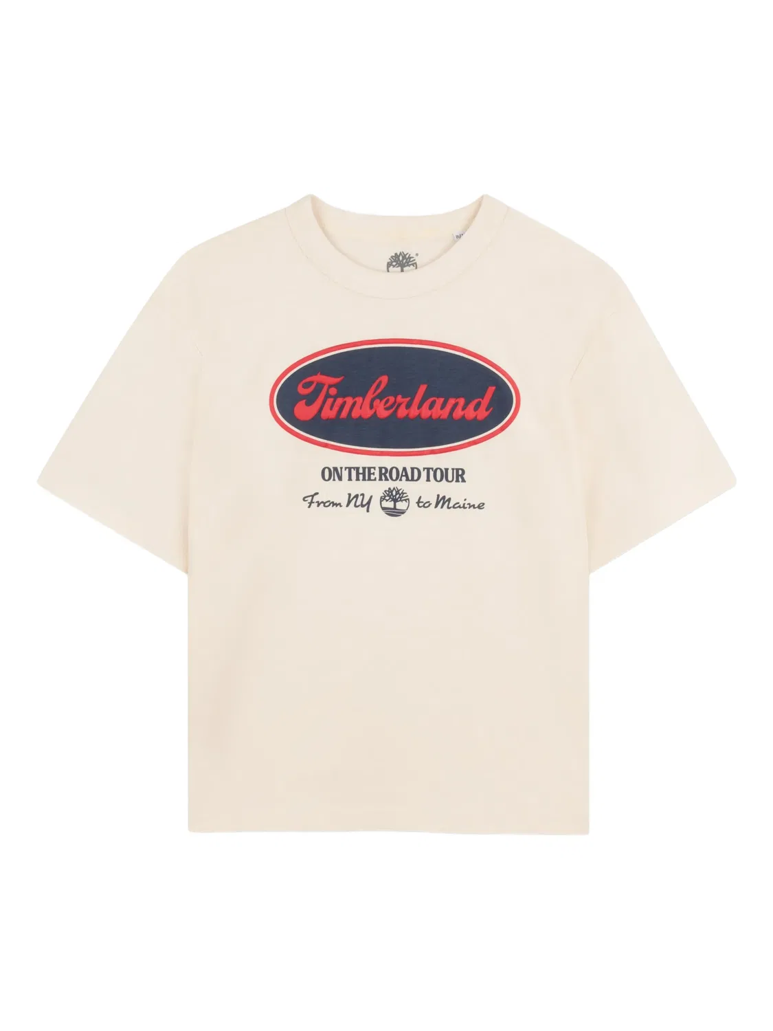 Футболка с графичным принтом Timberland, нейтральный
