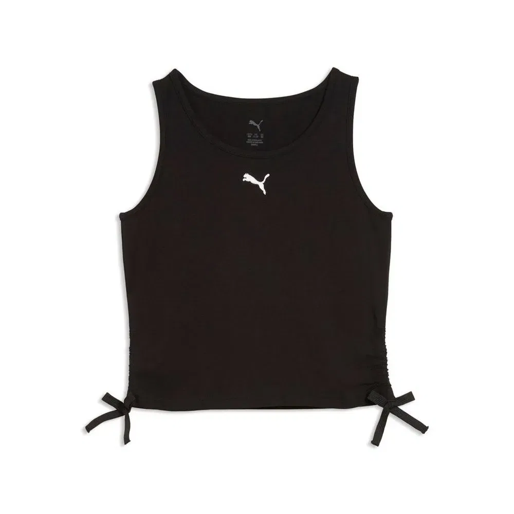Футболка с узлом Ess Slim Knotted Tank G Puma, черный