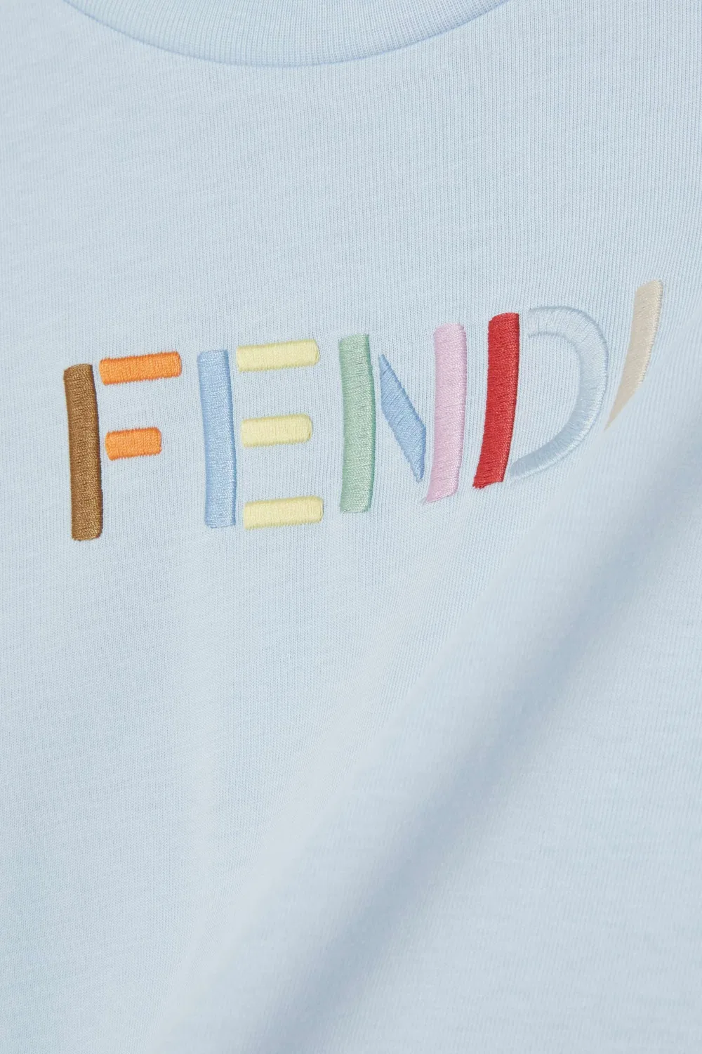 Футболка с вышитым логотипом Fendi — фото 4
