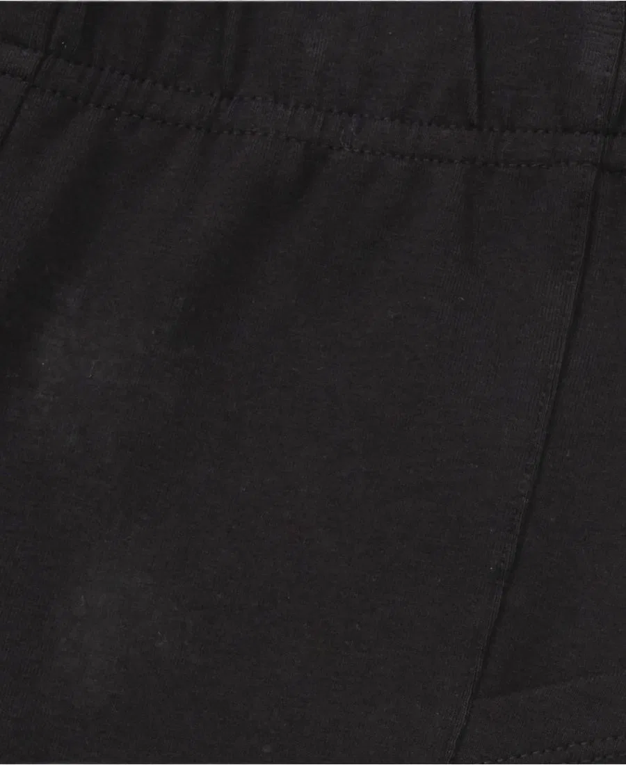 Шорты велосипедные с карманами Tough Cotton, модель Girls Tough Cotton Bike Short with Pockets Lands' End, Black — фото 3