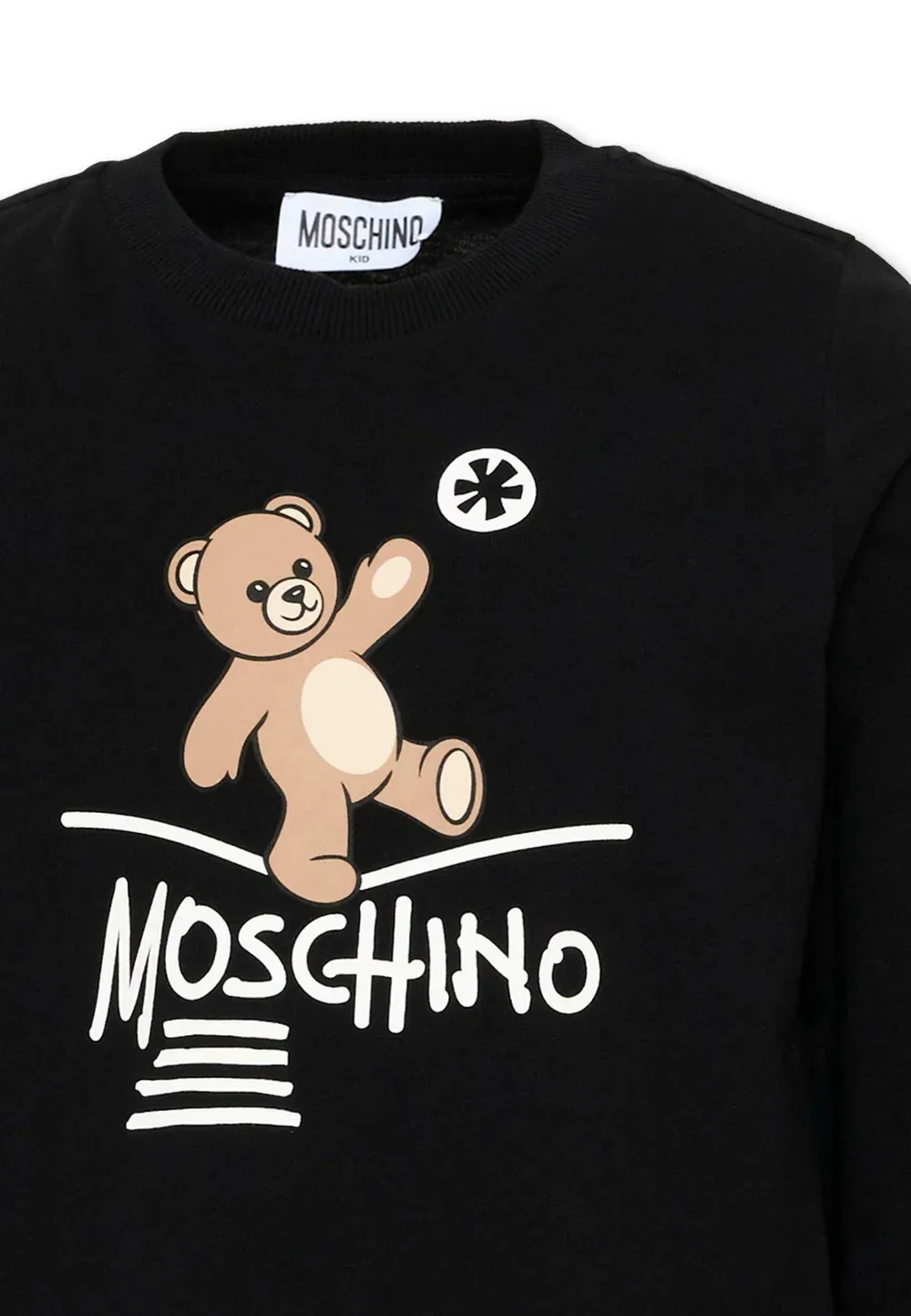 Футболка унисекс с длинными рукавами Moschino, Black — фото 3