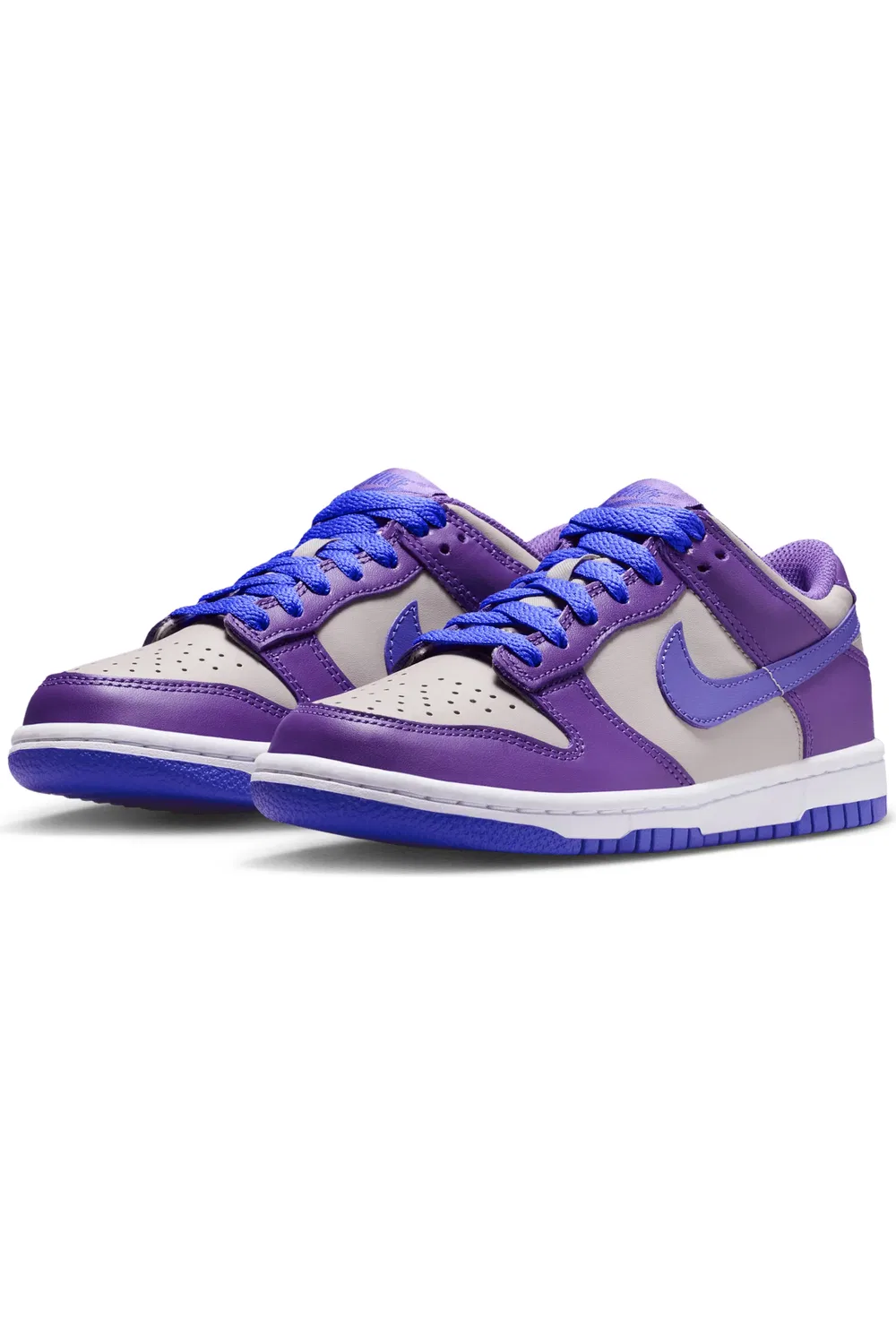 Детские кроссовки баскетбольные Dunk Low Nike, Grey/Grape/White/Violet