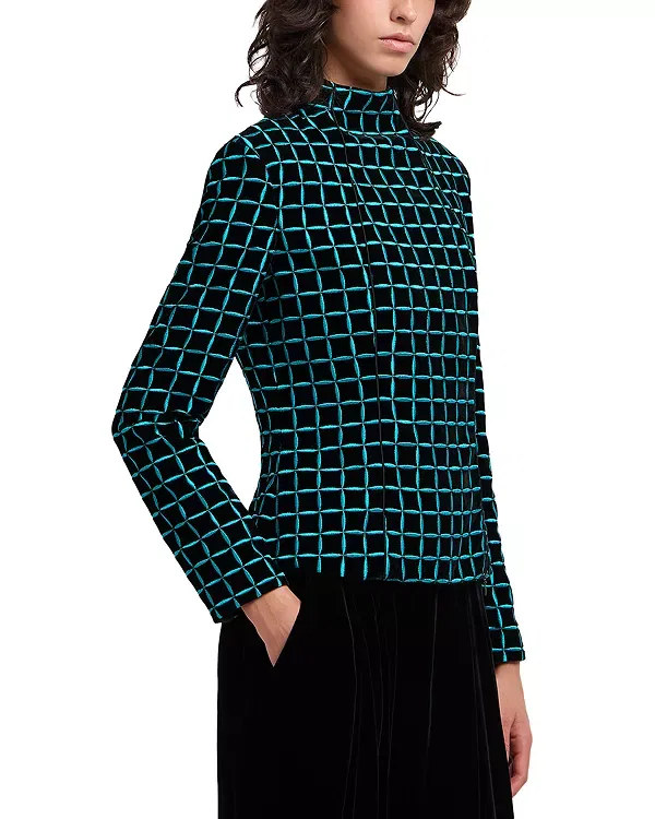 Женская куртка с вышивкой Emporio Armani, Solid Black