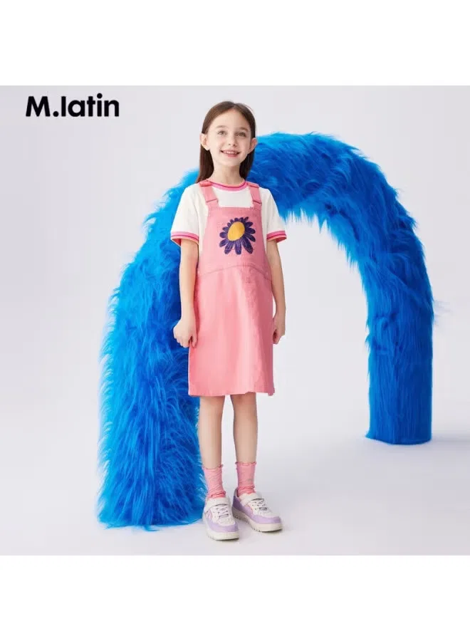 Платье на бретелях летнее новинка M.Latin, розовый — фото 2