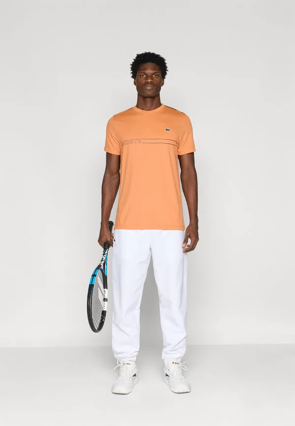Футболка для тенниса Lacoste Sport, Orange — фото 2