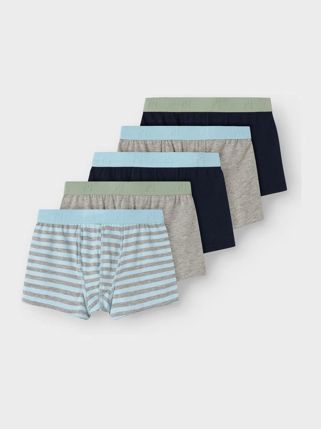 Боксеры 5-pack, хлопок с эластаном Name It, синие