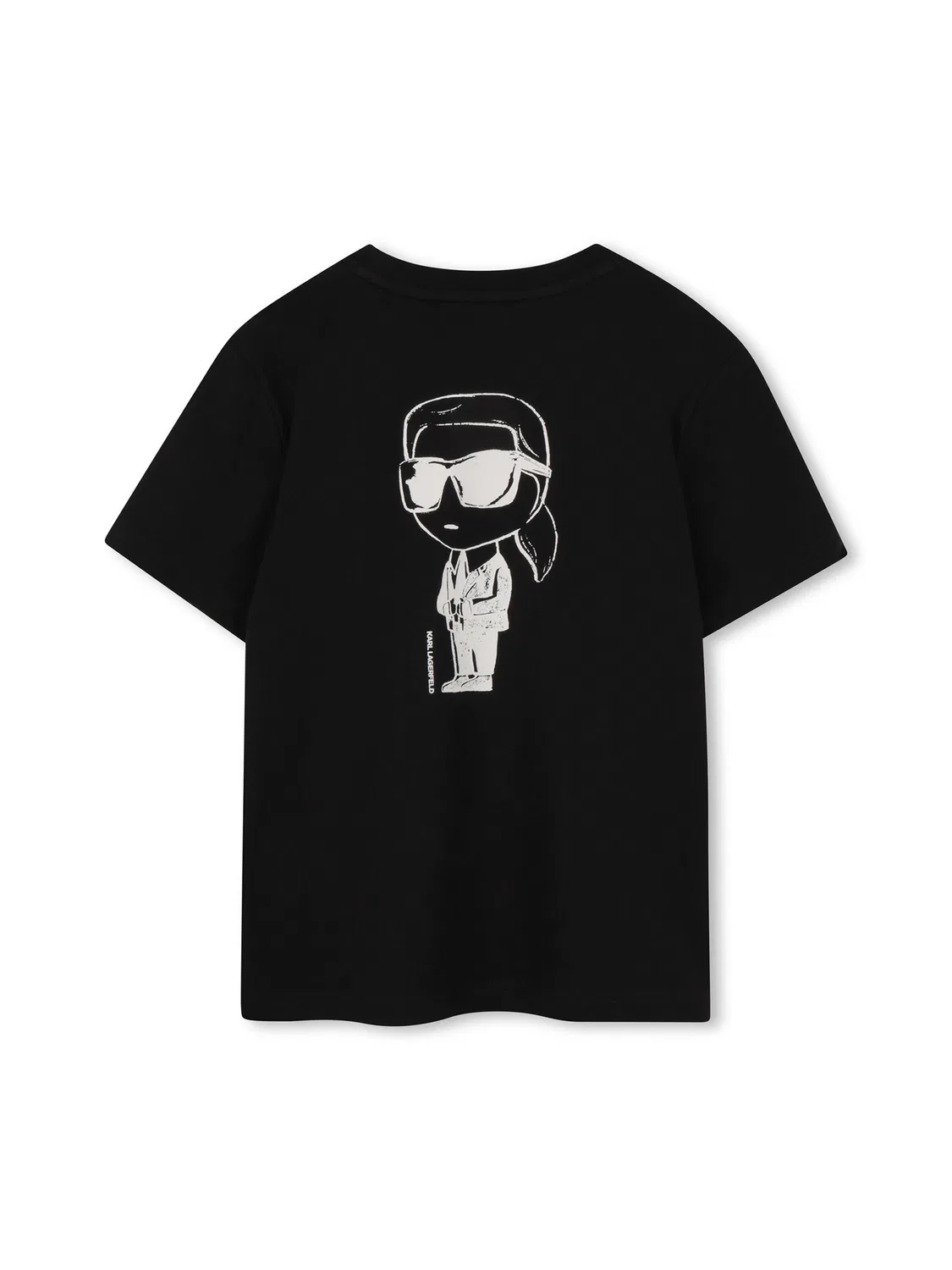 Футболка стандартного кроя для мальчика Karl Lagerfeld Kids, черный — фото 3
