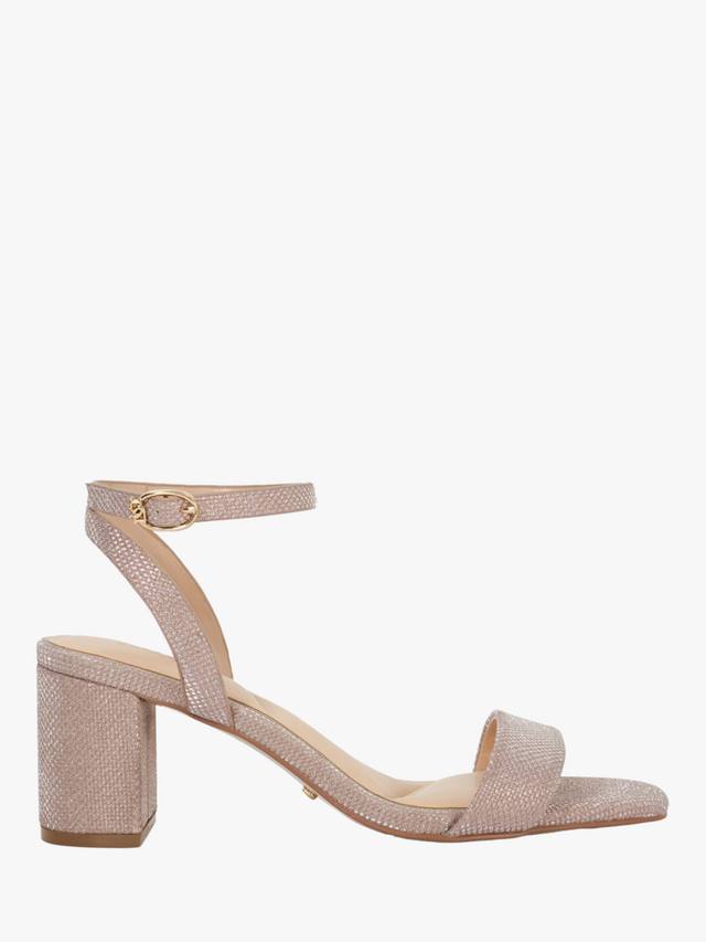Босоножки на металлическом каблуке melini Dune, цвет Rose Gold