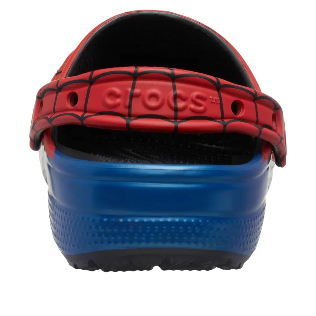 Детские сандалии с резиновым верхом Marvel Classic Clog 'Spider Man' Crocs, Red/Blue/Black — фото 4
