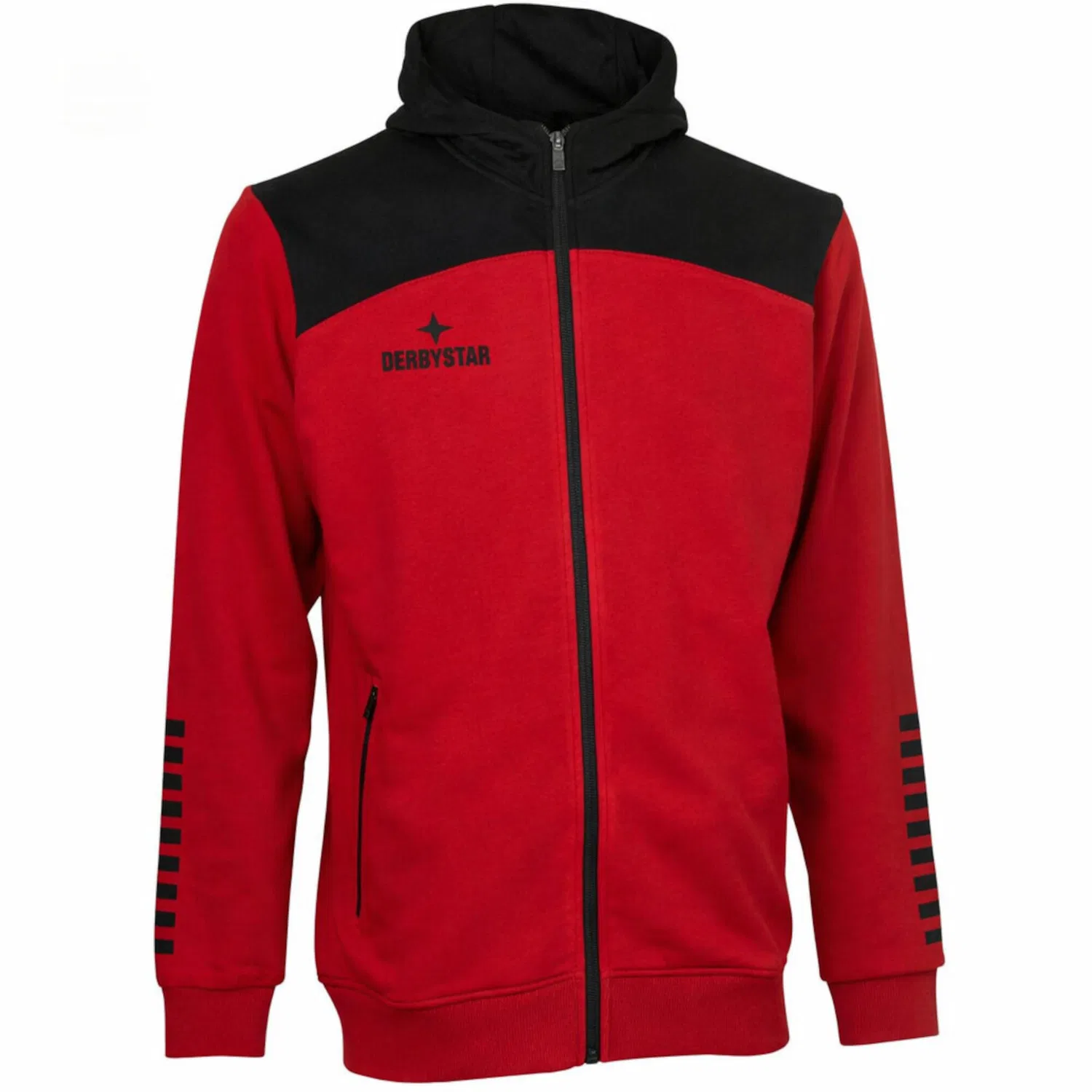 Детское худи с капюшоном Ultimo v23 Derbystar, Rot Schwarz