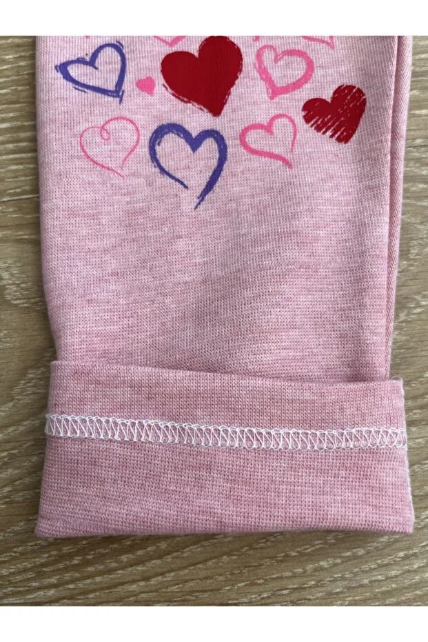 Детские леггинсы для девочек однотонные Ema Tekstil, Pink — фото 2