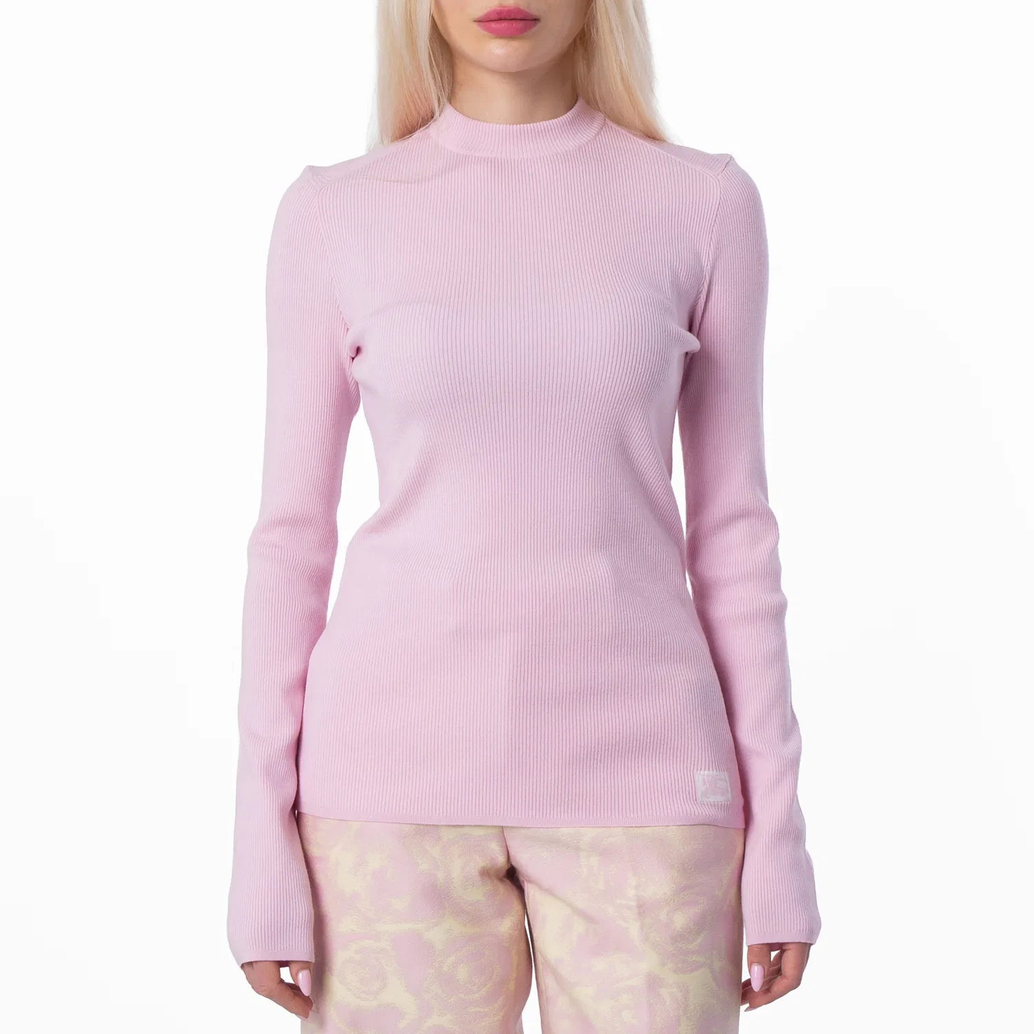 Свитер с длинным рукавом EKD Wool Blend Sweater Burberry, Cameo
