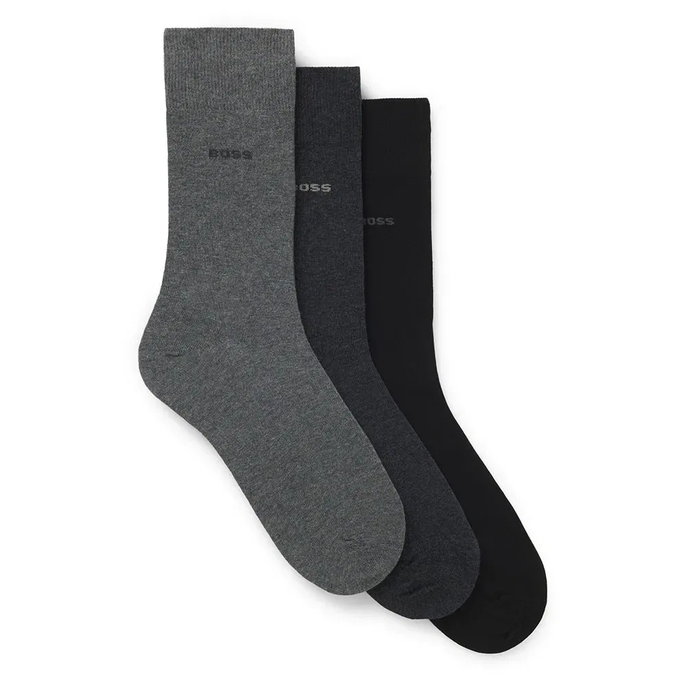 Носки 3 пары BOSS Rs Uni, черный