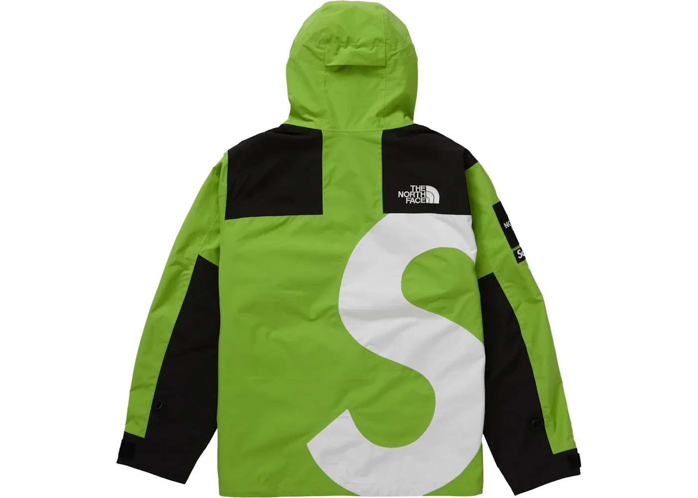 Мужская куртка-анорак с принтом Mountain Jacket Supreme, Lime — фото 3