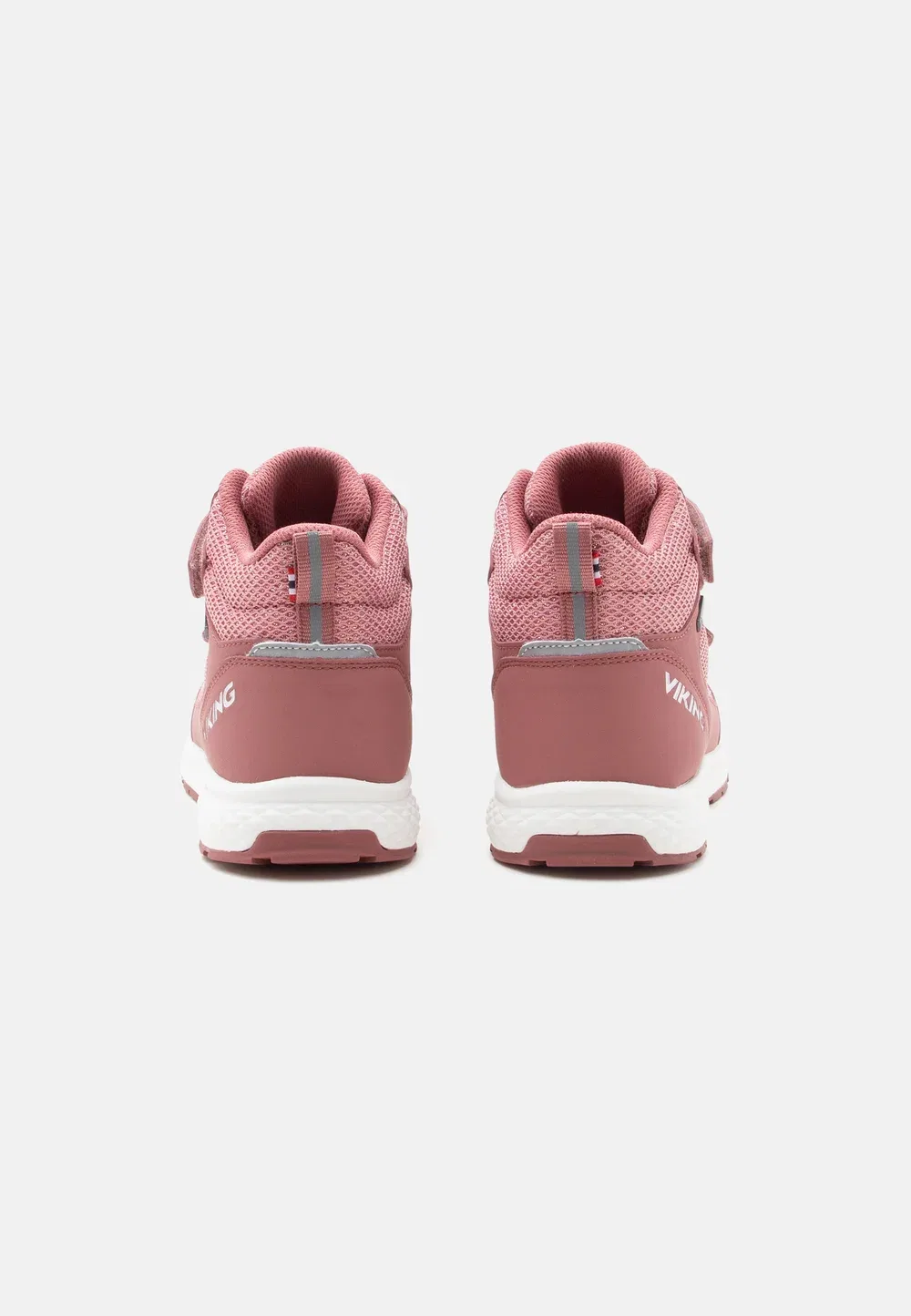 Эластичные кроссовки с блестящей мембраной Gore-Tex - высокие кроссовки Viking, Pink — фото 3