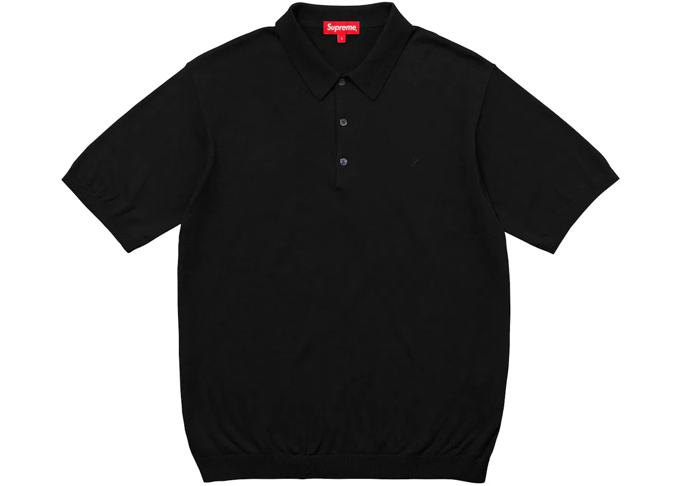 Мужское поло Supreme, Black