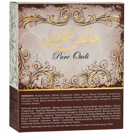 Khalis Oudi Pure Arabian Oudi Floral Moschus Vanille Eau de Parfum от Lattafa 100 мл — фото 3