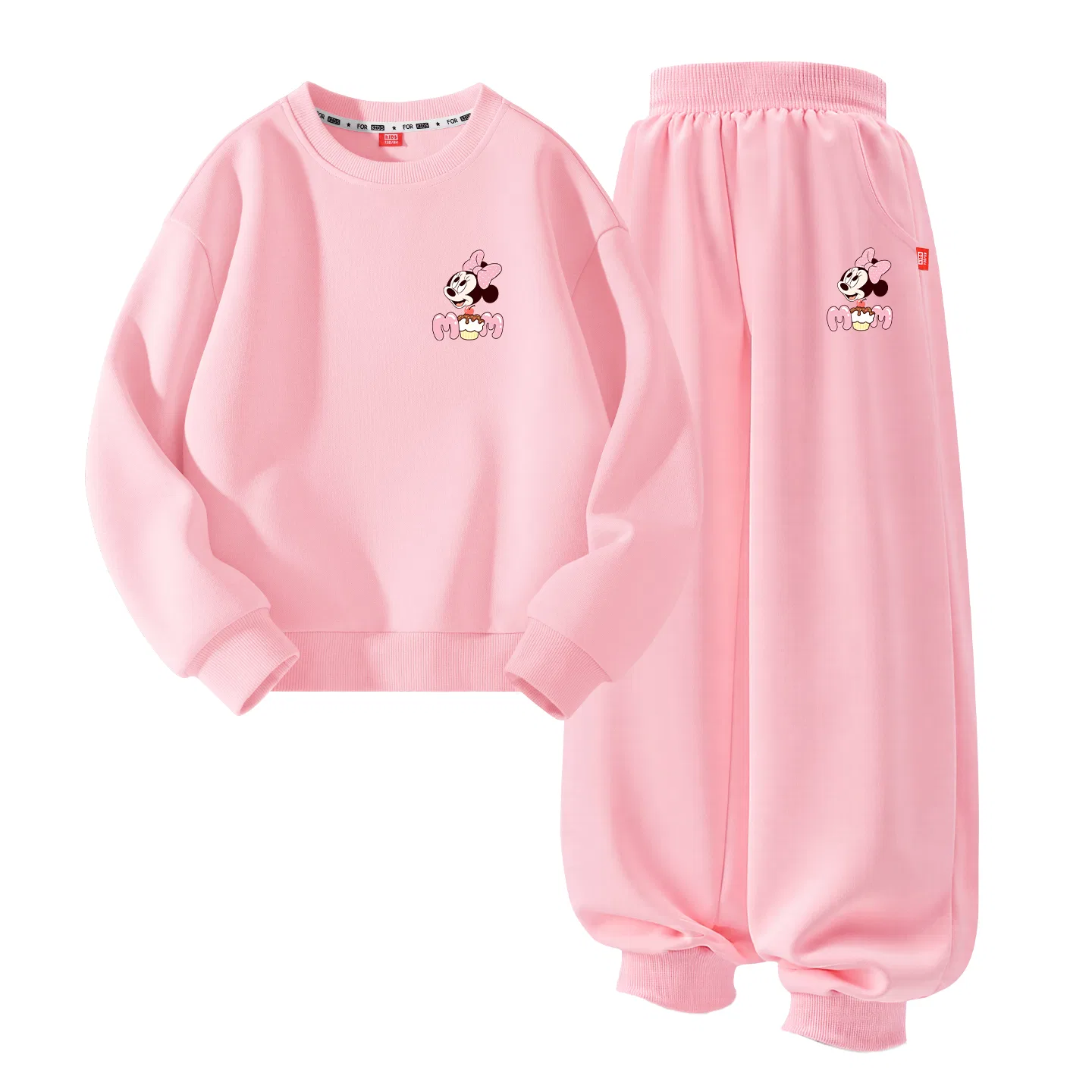 Детский спортивный костюм хлопковый Disney Di Sweet Fun K Powder, White