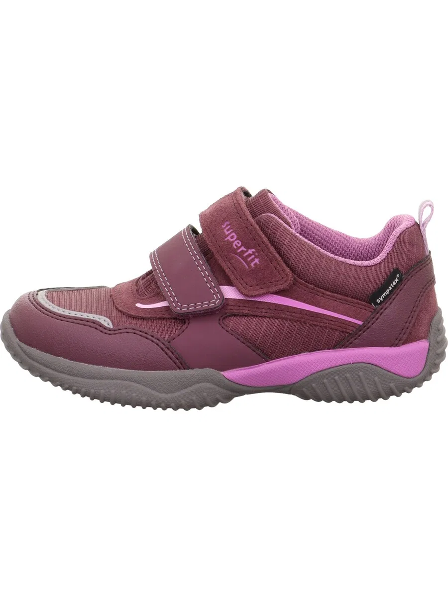 Кроссовки SUPERFIT 'Storm' бордового цвета — фото 2