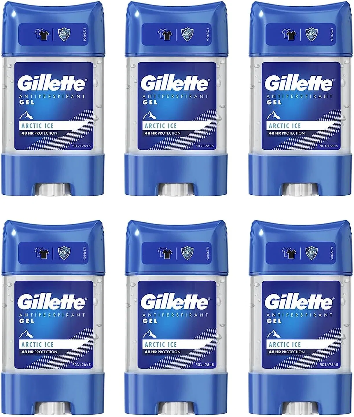 Антиперспирант-дезодорант гелевый Gillette Arctic Ice, 6 шт, 70 мл