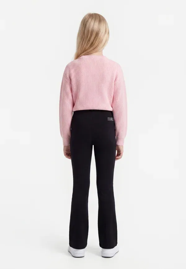Леггинсы хлопковые Leggings - trousers Mm6 Maison Margiela, черный — фото 2