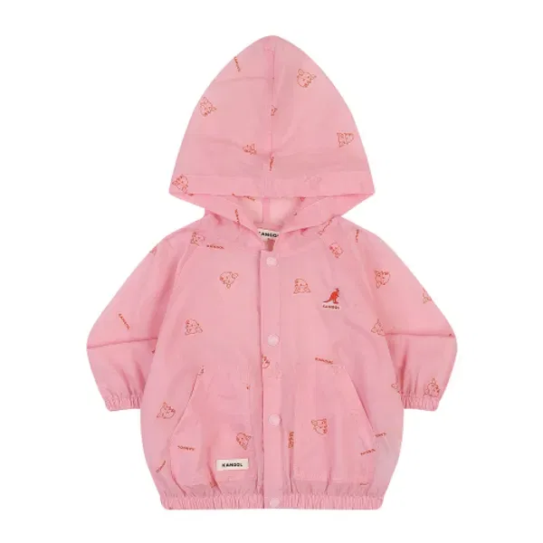 Ветровка с принтом, sb 0d05, Kangol Kids, розовый