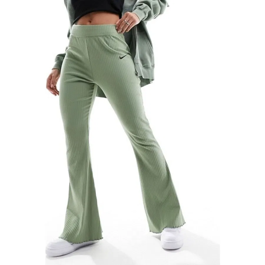 Спортивные брюки с высокой посадкой Nike Sportswear Icon Clash, Зеленый