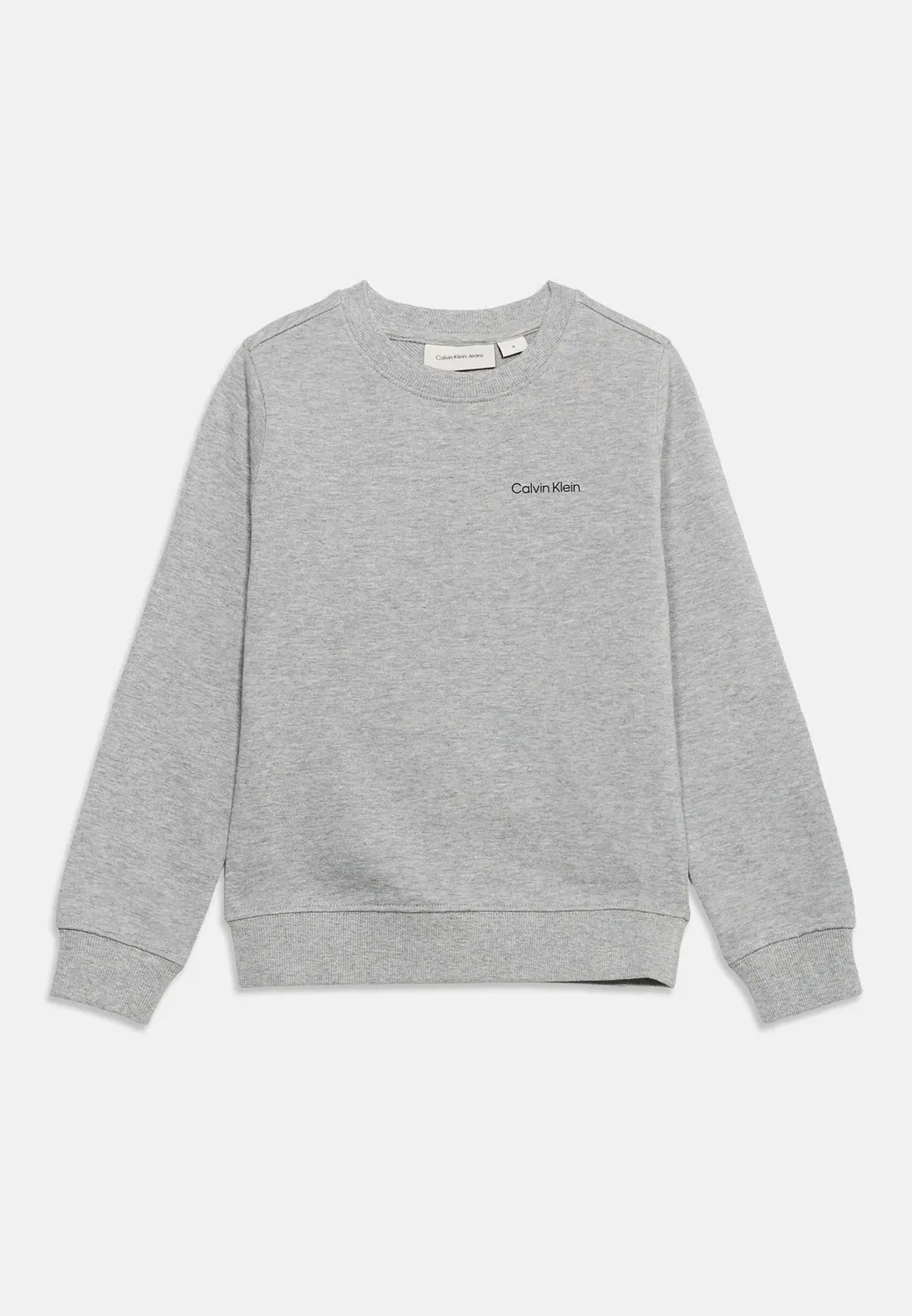 Толстовка унисекс с небольшим логотипом на груди Calvin Klein Jeans, Medium Grey Heather