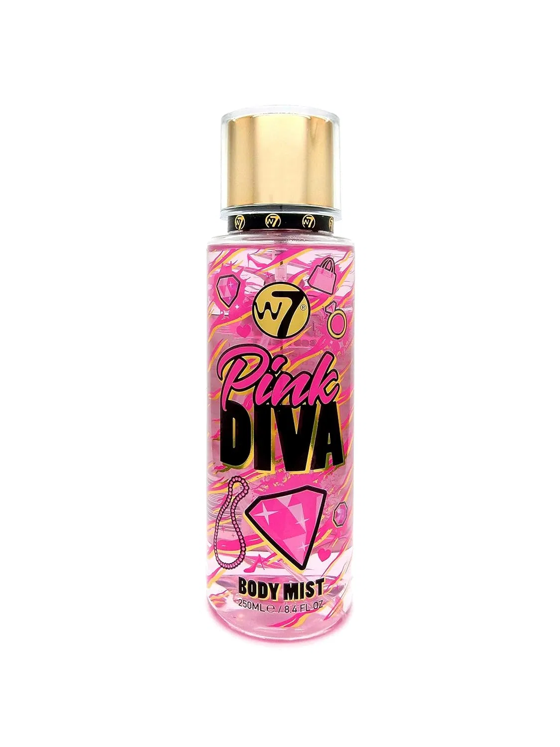 Спрей для тела Pink Diva W7, 250 мл