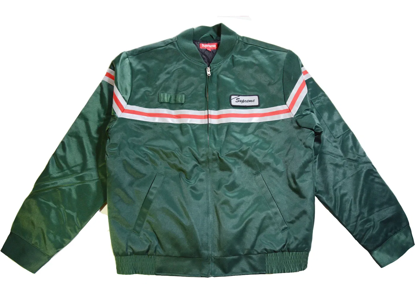 Мужская куртка со светоотражающими полосами Supreme, Dark Green