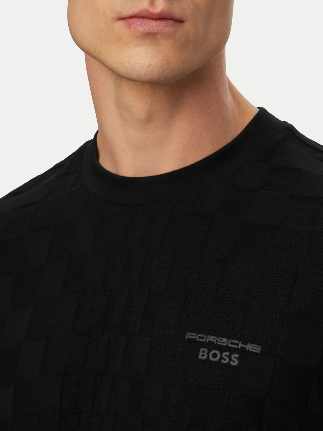 Мужская футболка свободного кроя Boss, темно-синий — фото 4