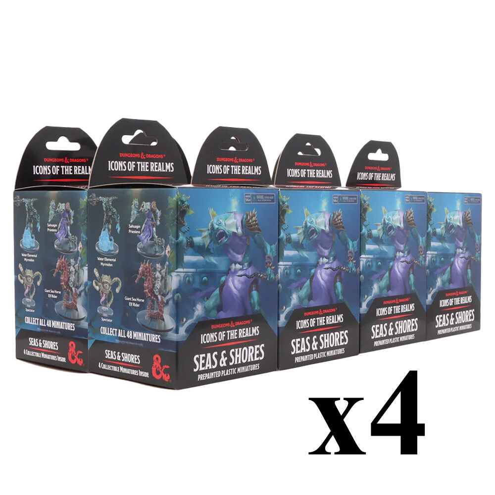 

Миниатюра WizKids/NECA D&D Icons of the Realm: Seas & Shores - Booster Case (32)