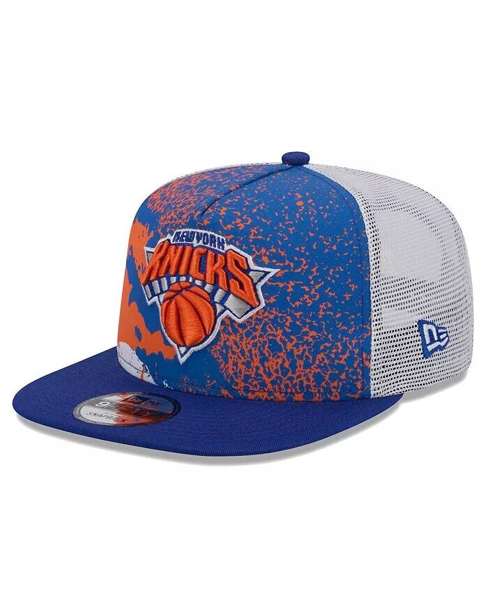 

Мужская синяя кепка New York Knicks Court Sport Speckle 9Fifty Snapback New Era, синий