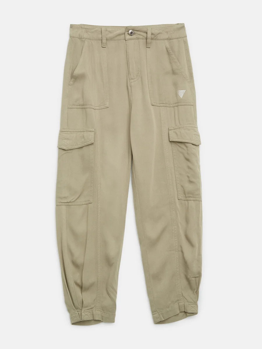 

Брюки-карго Кэрри (7-14) Guess Factory, оливковый