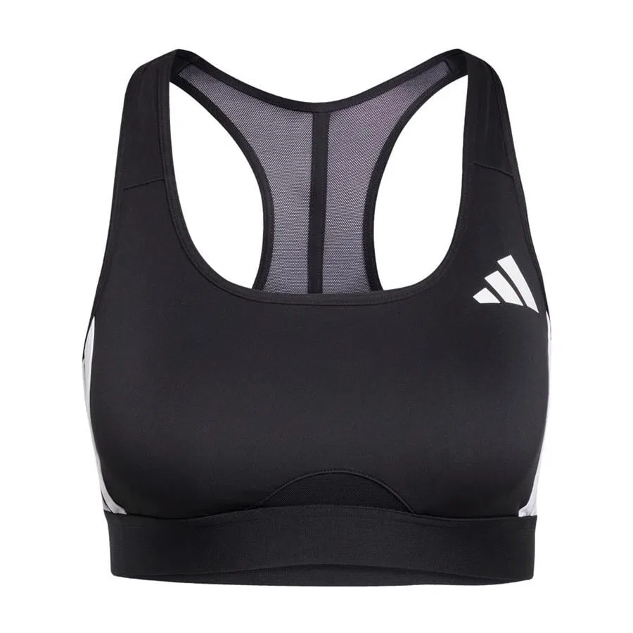 Спортивный бюстгальтер с принтом Pwrct Ms 3s Bra JH1420 adidas, Черный — фото 2
