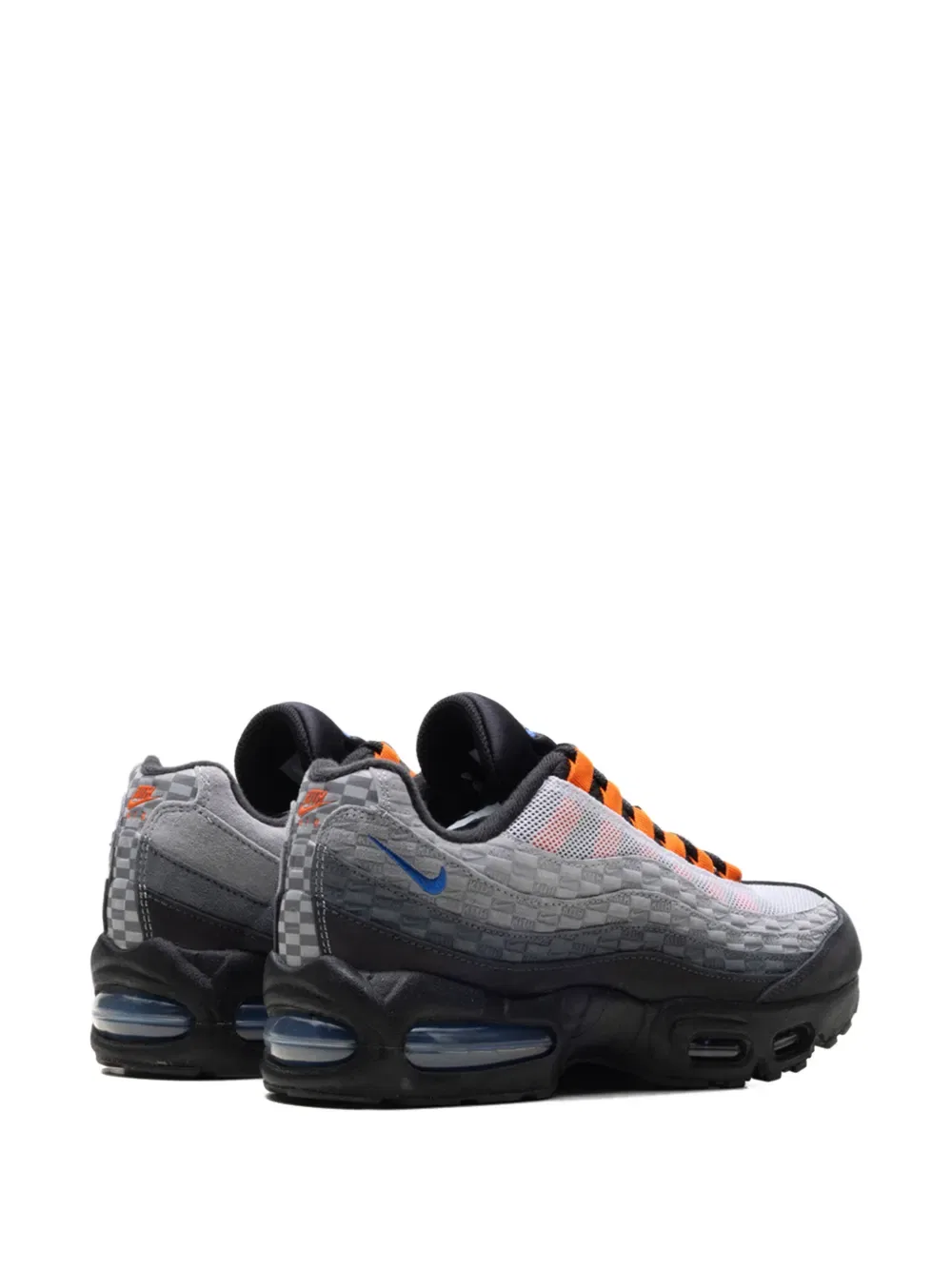 Кроссовки X kith x air max 95 с логотипом Nike Kids, серый — фото 3