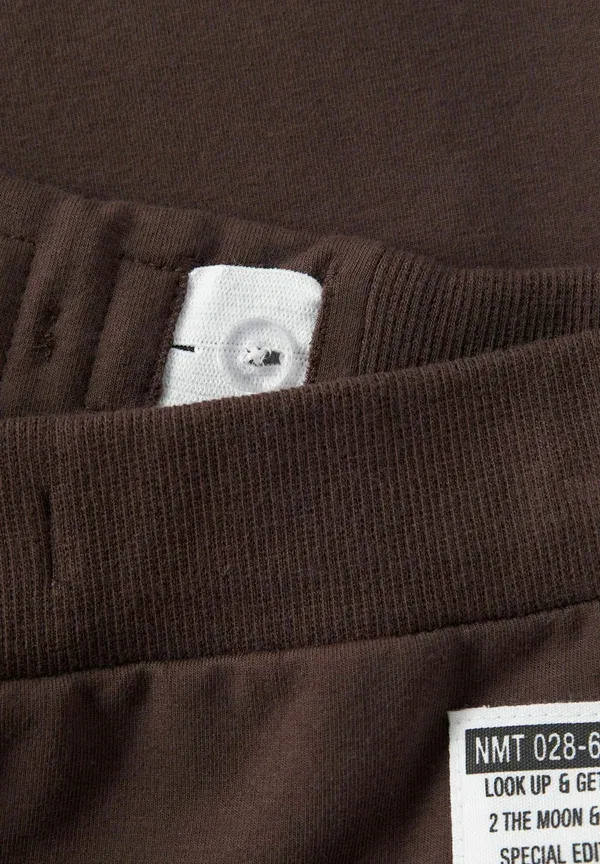 Брюки хлопковые Tracksuit bottoms Name It, french roast — фото 3
