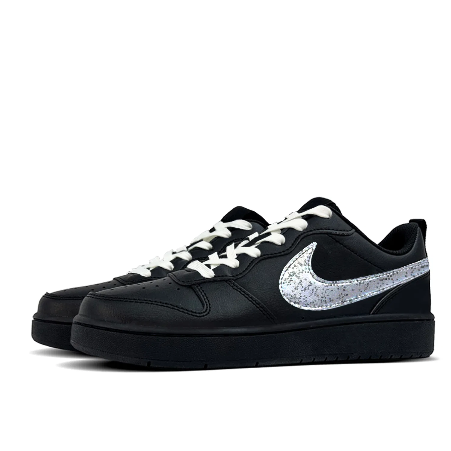 Детские кроссовки для скейтбординга с блестками Court Borough Nike — фото 4