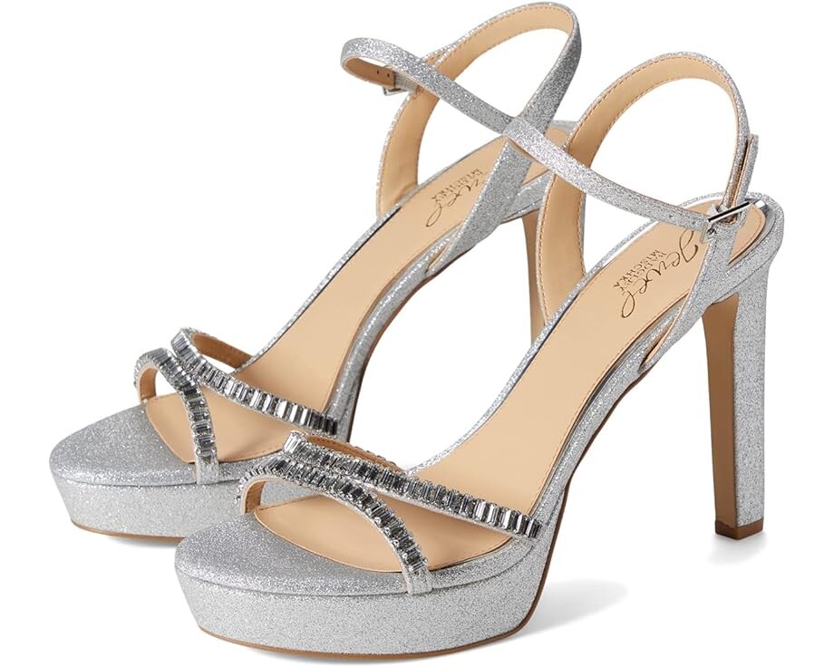 

Туфли Jewel Badgley Mischka Gallant, серебряный