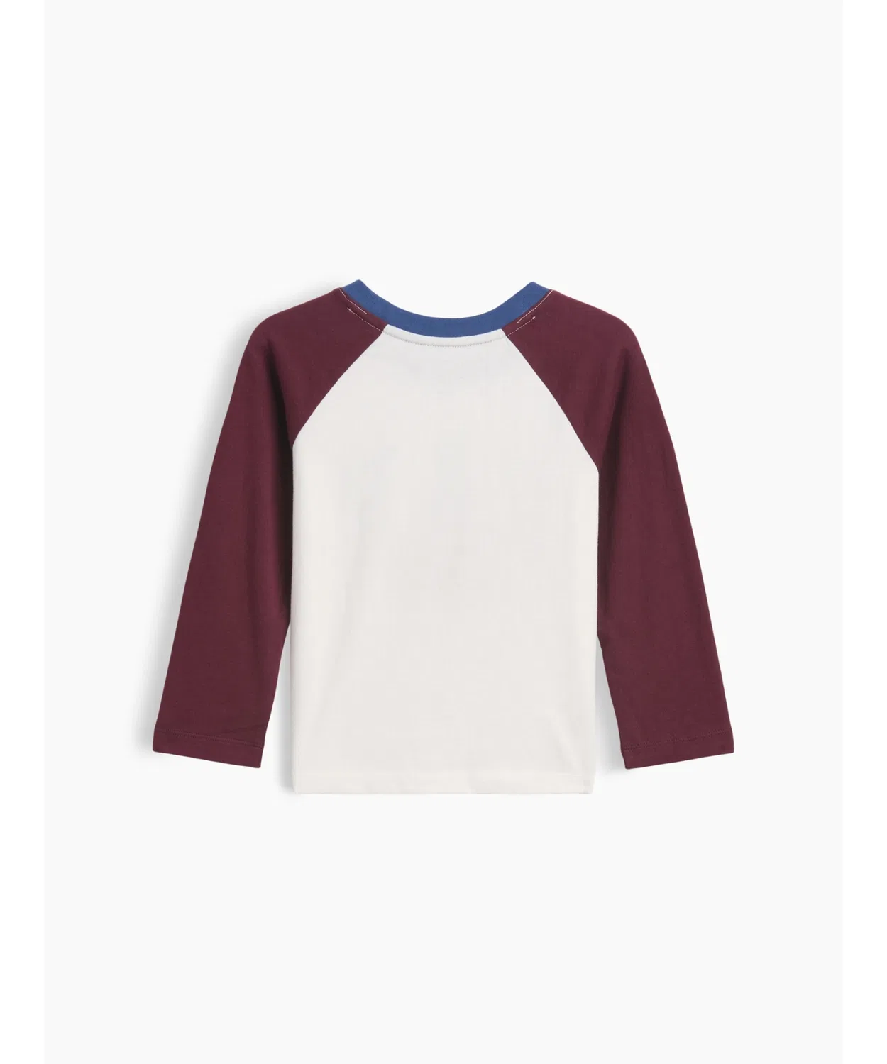 Детская футболка с длинным рукавом цвет-блок, с принтом GAP, модель Color Block GAP Logo T-Shirt GAP, Navy — фото 2