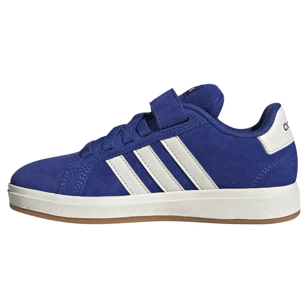 Детские кроссовки с липучкой Grand Court 00s EL Adidas, Blue — фото 3