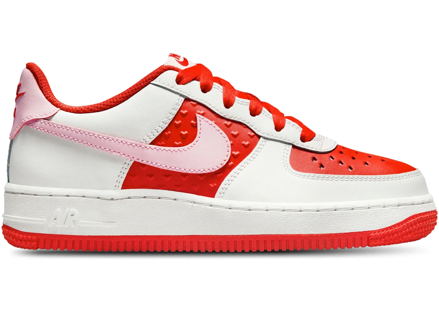 Детские кроссовки для активного отдыха Nike Air Force 1 Low, Sail/Pink Foam/Sail/College Grey