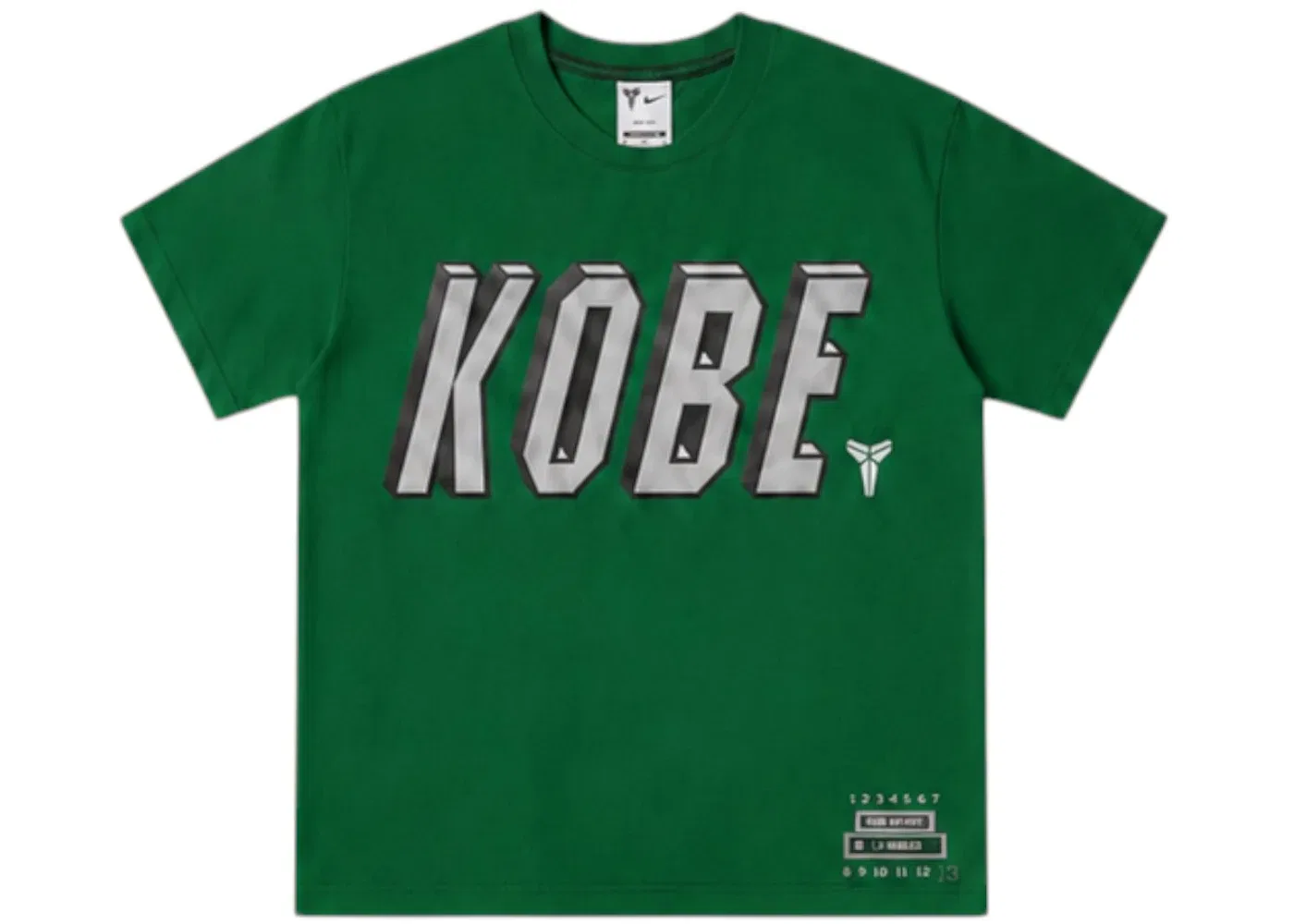 Мужская футболка Nike Kobe Draft Pack Boston Celtics, Green/White/Silver