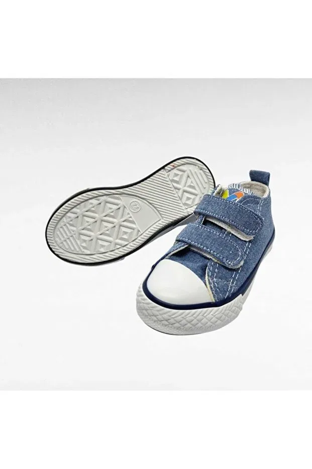 Детские кеды для девочек хлопковые Momykids, Blue