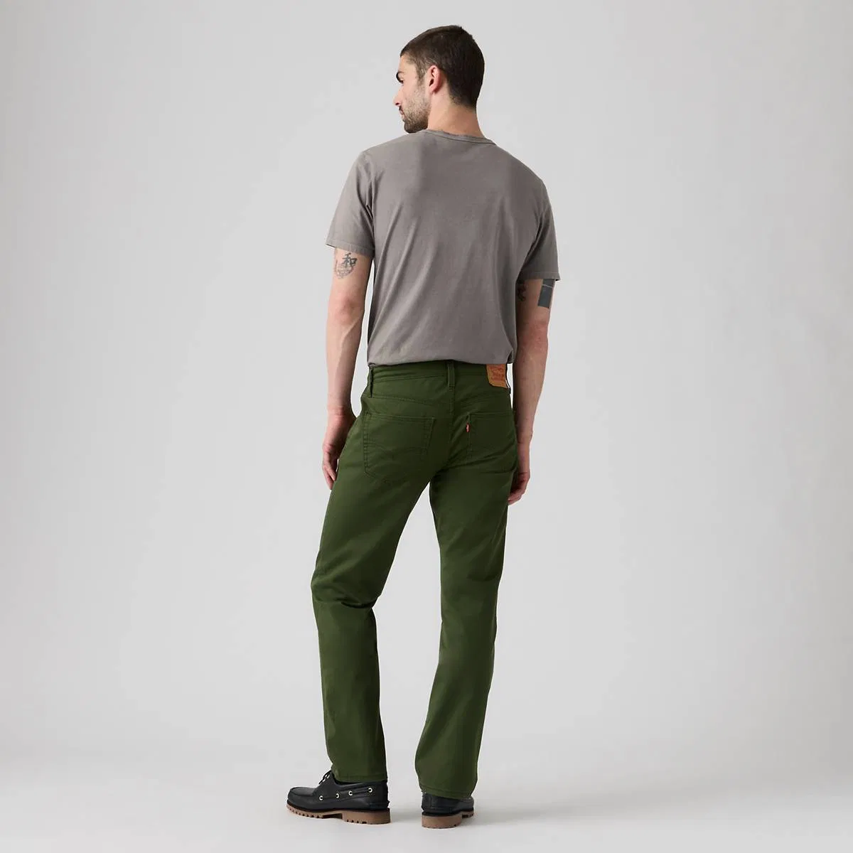 свободные прямые мужские джинсы 559 из саржи Levi's, Rosin - Green — фото 3